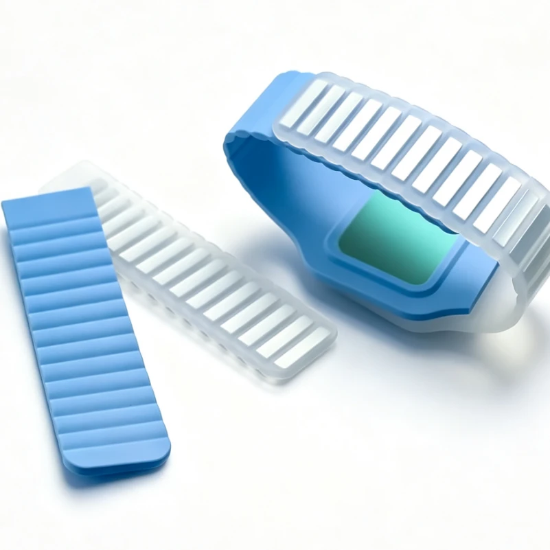 Custom silicone Magnet Strap by overmolding