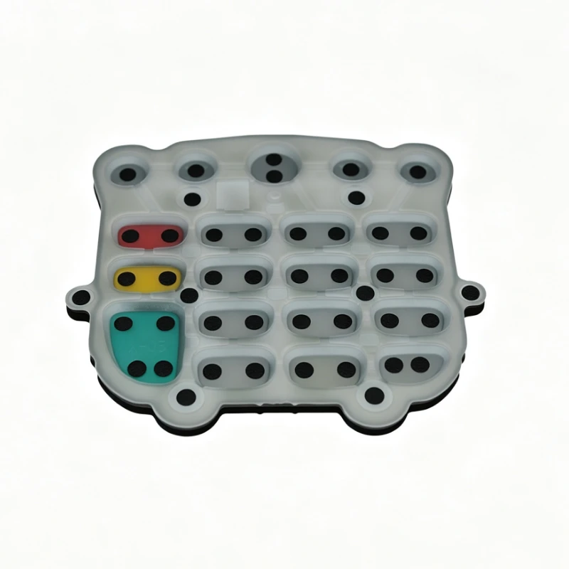 Silicone Keypad with Conductive Carbon Ink Printing for Control Equipment2