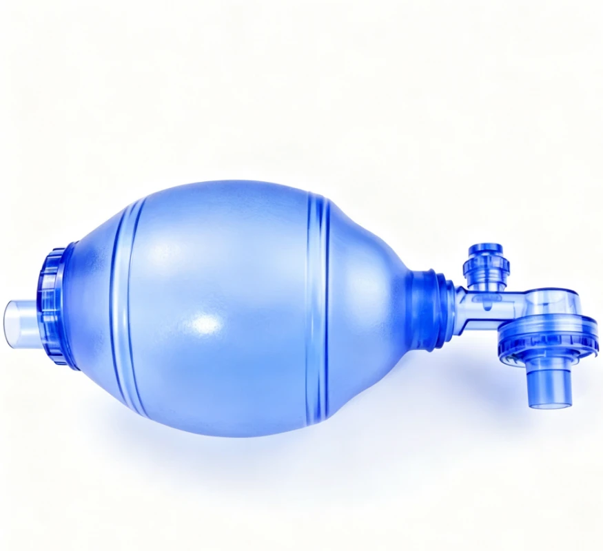 Silicone Manual Resuscitator Bag for Medical Emergency Ventilation2