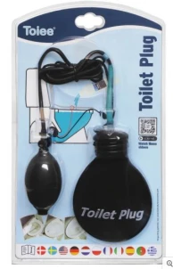 silicone toilet plug