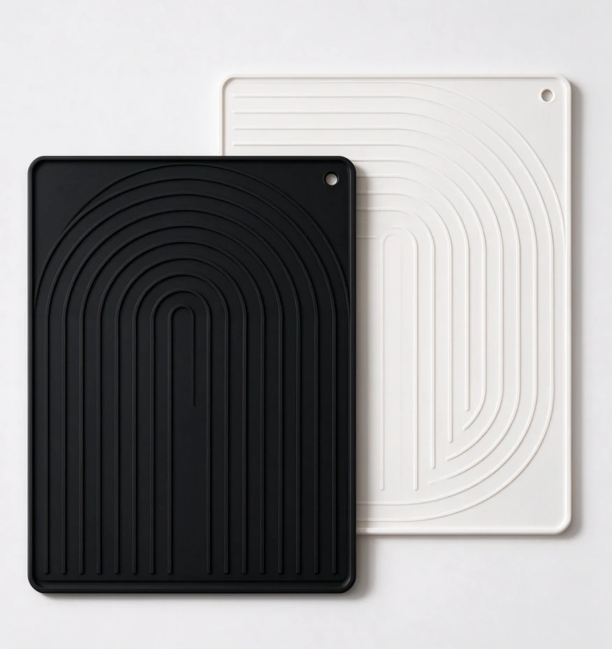 food-grade silicone drain mat for kitchen sink